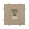 Минифото #3 товара Механизм телефонной розетки SCT-NOBE-MTL1-SFPL-GD (RJ-11, 4C) (Arlight, Золотой песок)