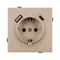 Минифото #3 товара Механизм розетки с USB зарядкой SCT-TENDO-MUAC-PL-GD (230V, 16A) (Arlight, Песочный)