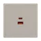 Минифото #3 товара Механизм розетки с быстрой USB зарядкой SCT-NOBE-MUAC-SFPL-FC-CA (65W, QC3) (Arlight, Кашемир)