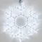 Минифото #4 товара Фигура светодиодная ARD-SNOWFLAKE-M7-450x375-108LED White (230V, 6.5W) (Ardecoled, IP65)