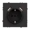 Минифото #3 товара Механизм розетки с USB зарядкой SCT-NOBE-MUAA-SFPL-BK (230V, 16A) (Arlight, Черный оникс)
