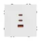 Минифото #4 товара Механизм розетки с быстрой USB зарядкой SCT-NOBE-MUACC-SFPL-FC-WH (65W, QC3) (Arlight, -)