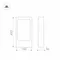 Минифото #5 товара Светильник LGD-Path-Frame-J650B-7W Warm White (Arlight, IP54 Металл, 3 года)