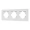 Минифото #1 товара Рамка пластиковая FRM-PERIO-PL-3-WH (Arlight, -)